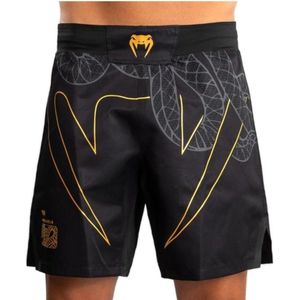 Venum Serpenti Fightshorts Zwart Zilver Goud - XXL