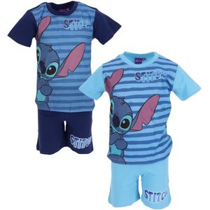 Shortama - Pyjama - Lilo en Stitch - Lichtblauw - Maat 104 - 4 jaar