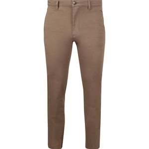 Suitable Chino broek Philo Flex Taupe - Maat W 30 - L 32 - Heren - Mannen broeken