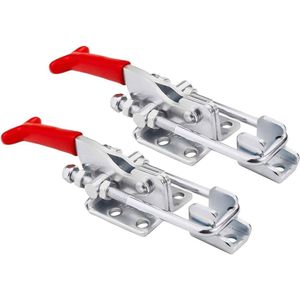 Horizontale snelkoppelingsklem - Antislip verstelbare knevelklem - Snelle ontgrendeling - Trekvergrendeling