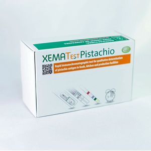 XEMATest Pistache – Allergeentest in Voedsel / Zelftest – 2 Teststrips – Resultaat in 10 min – Gratis verzending