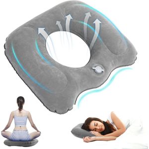 Opblaasbaar Ergonomisch Zitkussen voor Comfort en Ondersteuning