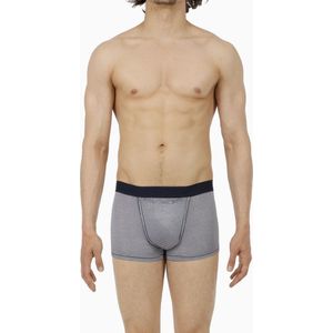 HOM - Simon Boxer Briefs HO1 (1-pack) - Heren Boxer met horizontale gulp - Navy/Wit gestreept - Maat M