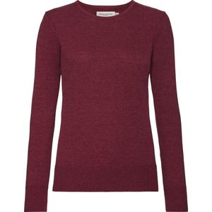 Russell Collectie Dames/dames Crew Neck Knitted Pullover Sweatshirt (Veenbessen mergel)