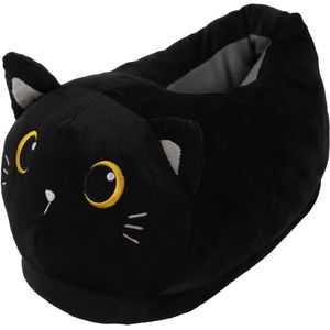i-total - Pantoffels Zwarte Kat - one size fits all