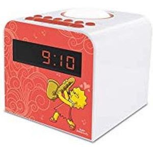 Lisa Simpson Kinderwekker - Rood en Wit