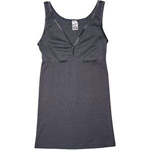 Dames bh shirt onderhemd met geïntegreerde bustier - 2-pack