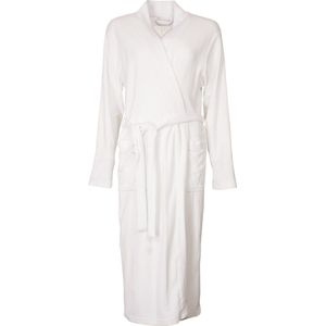 Tenderness Dames Badjas - Kamerjas - Badstof - Wit - Maat S