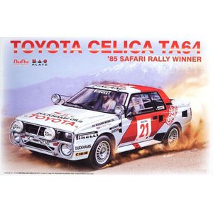 1:24 NuNu 24038 Toyota Celica TA64 - 85 Safari Rally Winner Plastic Modelbouwpakket