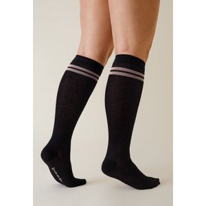 Boob Design - Compressiesokken – Ondersteuning bij Zwangerschap - Lange Reizen – Zwart – Maat 37-39
