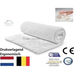 Topdek Matras - Topper  - Topdek -Topdekmatras-180x220-Traagschuim Nasa/Visco-5cm dik