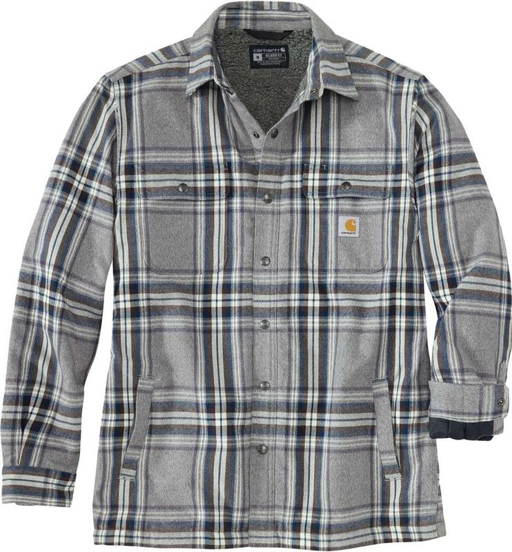 Carhartt - Heavyweight Flannel - Geruite Overhemdjas - Sherpa Voering - Relaxed Fit