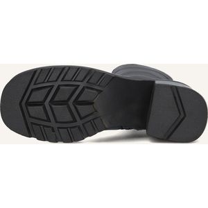 Notre V - Enkelboots - Zwart - Leer