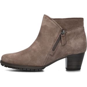 Gabor 603.1 Enkellaarsjes - Enkelboots met rits - Dames - Taupe - Maat 41