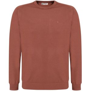Gabbiano Trui Essential Knitted Trui 614570 S 5701 Clay Mannen Maat - S
