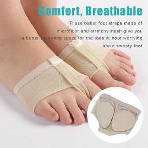 Zeynomax - Antislip Dansvoetstring voor Ballerina en Yoga Gym - Voetkussen en Voetbescherming - 1 Paar - Halve Zool - Voorvoet