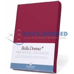 Bella Donna Lits-jumeaux XL Hoeslaken Jersey - bordeaux-0030 200/220-220/240