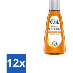 Guhl - Shampoo Mini - Intensieve Stevigheid - 50 ml - Voordeelverpakking - 12 stuks