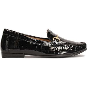 Classic moccasins in embossed patent leather