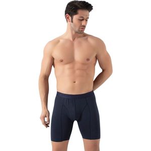 Heren boxershort - DONEX® -2 stuks - Lange Pijp - Marineblauw - Maat XXL