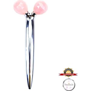Demiracle® 3D Massage Roller – Rozenkwarts – Gezichtsroller – Face Roller – Gezicht – Gezichtsmassage – Cadeau
