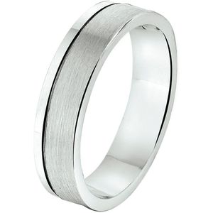 Gerhodineerd Zilver Ring A306 - 5 Mm Zonder Steen 1315724