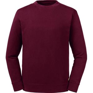 Russell - Reversible Organic Sweatshirt - Bourgondië - Unisex Volwassenen
