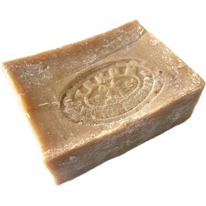1 stuk | Olijfolie Laurier zeep - 100% natuurlijke handgemaakte zeep van pure olijf en laurier olie -Olijfzeep- 170g (100% handmade and natural olive and laurel oil soap for dry skin and strengthen hair)