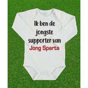 Rompertje jongste supporter van Jong Sparta.