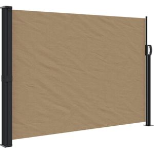 vidaXL - Windscherm - uittrekbaar - 140x600 - cm - taupe
