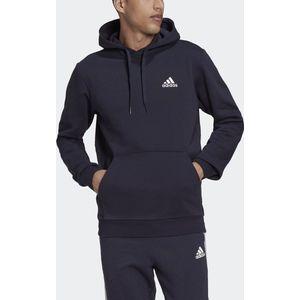 adidas Sportswear Essentials Fleece Hoodie - Heren - Blauw- XL