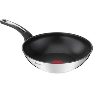 Wokpan - Inductie - 28 cm - Antiaanbaklaag - Dikke Basis - Gelijkmatige Warmteverdeling