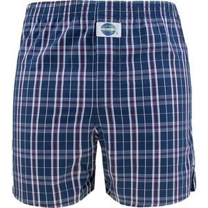 DEAL wijde boxershort check blauw 192258 - L