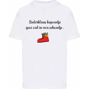 Kids - T-Shirts - Sinterklaas kapoentje-Wit-152