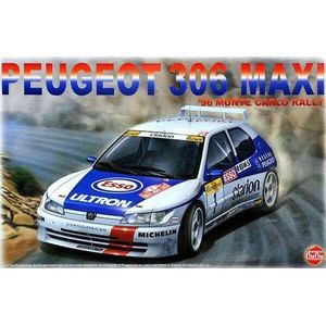 Peugeot 306 Maxi Monte Carlo 1996 - NuNu Modelbouw pakket  1:24