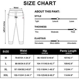 Fleece Joggingbroek voor Heren met Zakken - Winterwarme Thermische Broek met Trekkoord