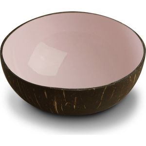 Noya - Coconut Bowl - Kokosnoot - Schaal Kom - Plain Zacht Roze