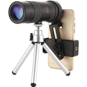 Smartphone - Telelens - Telefoonlenzen - 4K 10-300X40mm Monoculaire Telescoop, Met Tripod, Geschikt voor Vogels, Kamperen, Reizen en Wandelingen