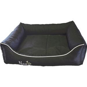Napzzz hondenmand waterproof divan zwart S: 80 x 60 cm