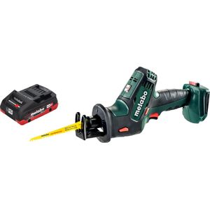 Metabo SSE 18 LTX Compact accu reciprozaag 18 V 13 mm + 1x LiHD accu 4.0 Ah - zonder oplader
