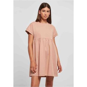 Urban Classics - Organic Empire Valance Tee Korte jurk - XL - Roze