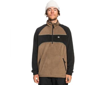 Quiksilver Powder Chaser Fleece Met Halve Rits Bruin M Man