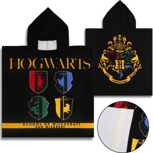 Harry Potter Kinderhanddoek, Poncho met Capuchon voor Jongens 55x110 cm OEKO-TEX