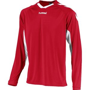 Hummel Everton - Sportshirt - Rood/Wit - Lange Mouw - Kinderen