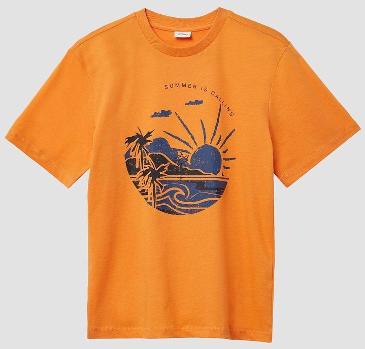 s.Oliver - T-Shirt - Regular Fit - Katoenen Jersey