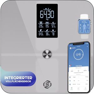 Equivera Personenweegschaal Beste Koop - Digitale Weegschaal - Lichaamsanalyse