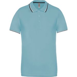 Kariban Polo korte mouwen K250 - Sky Blue Navy White