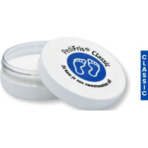 Pedifris® Classic - Tegen Zweetvoeten - Middel tegen stinkvoeten - Putjeszolen - Stinkende schoenen - Voet poeder - Schoen poeder - Pedispray - Pedifresh - Pedicare - Schoen deodorant - voetengeur - kalk nagel - voet schimmel