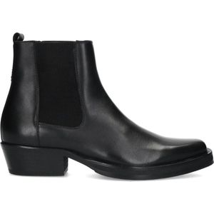 Sacha - Heren - Zwarte leren chelsea boots - Maat 41