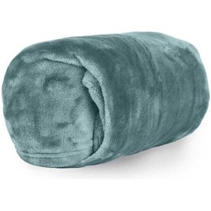 Unique Living Enzo - Plaid - Fleece - 130x180 - Beach Blue
